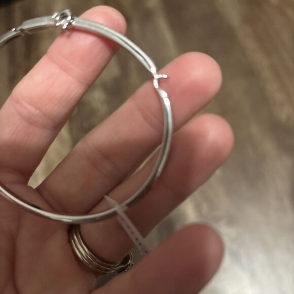 *COACH* SIGNATURE “C” PAVE BAR HINGED BANGLE BRACELET - (91429) - Silver - BNWT - Picture 6 of 6